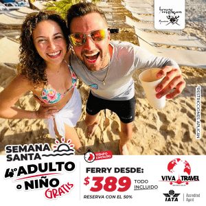 4to adulto o niño gratis, henry morgan - semana santa